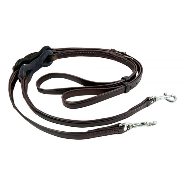 Leather Side Reins With Dogbone
