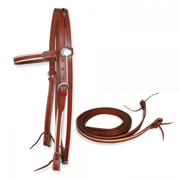 Western Lined Bridle
