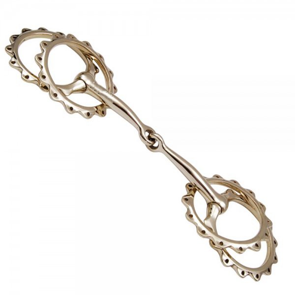 Baroque Bit with Double Ring  snaffle bit