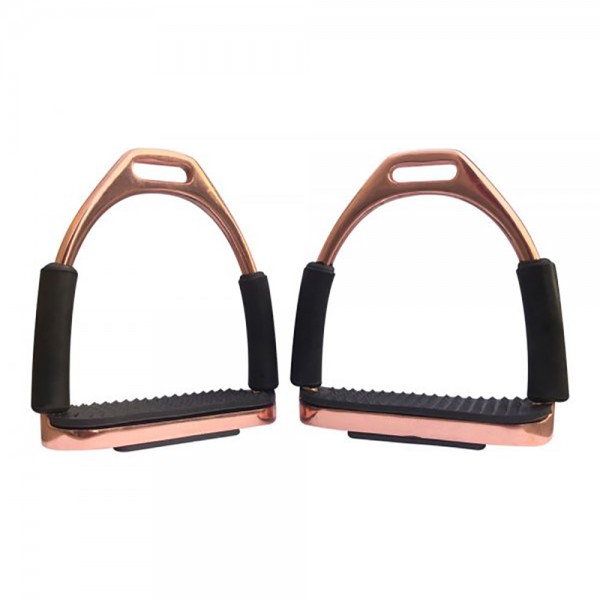 Electroplated Rose Gold Flexi Stirrup Irons