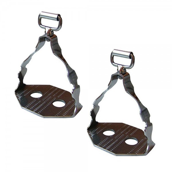 Alta Escuela Spanish Curved Stirrups in Stainless Steel