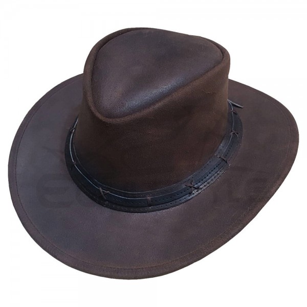 Equistl Mens Hats With Leather Strap Hatband